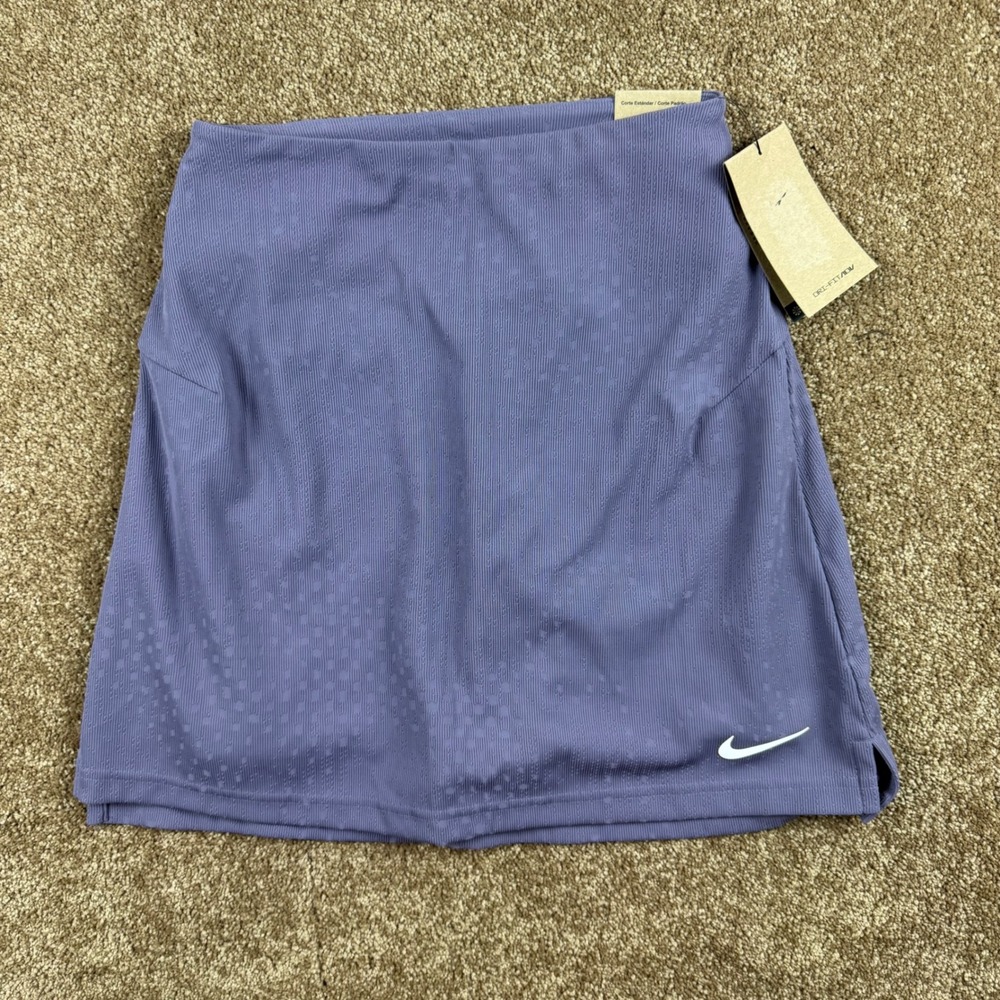 Nike Tour Dri-FIT ADV Golf Skort Purple Textured FD5598-509 Womens XS New